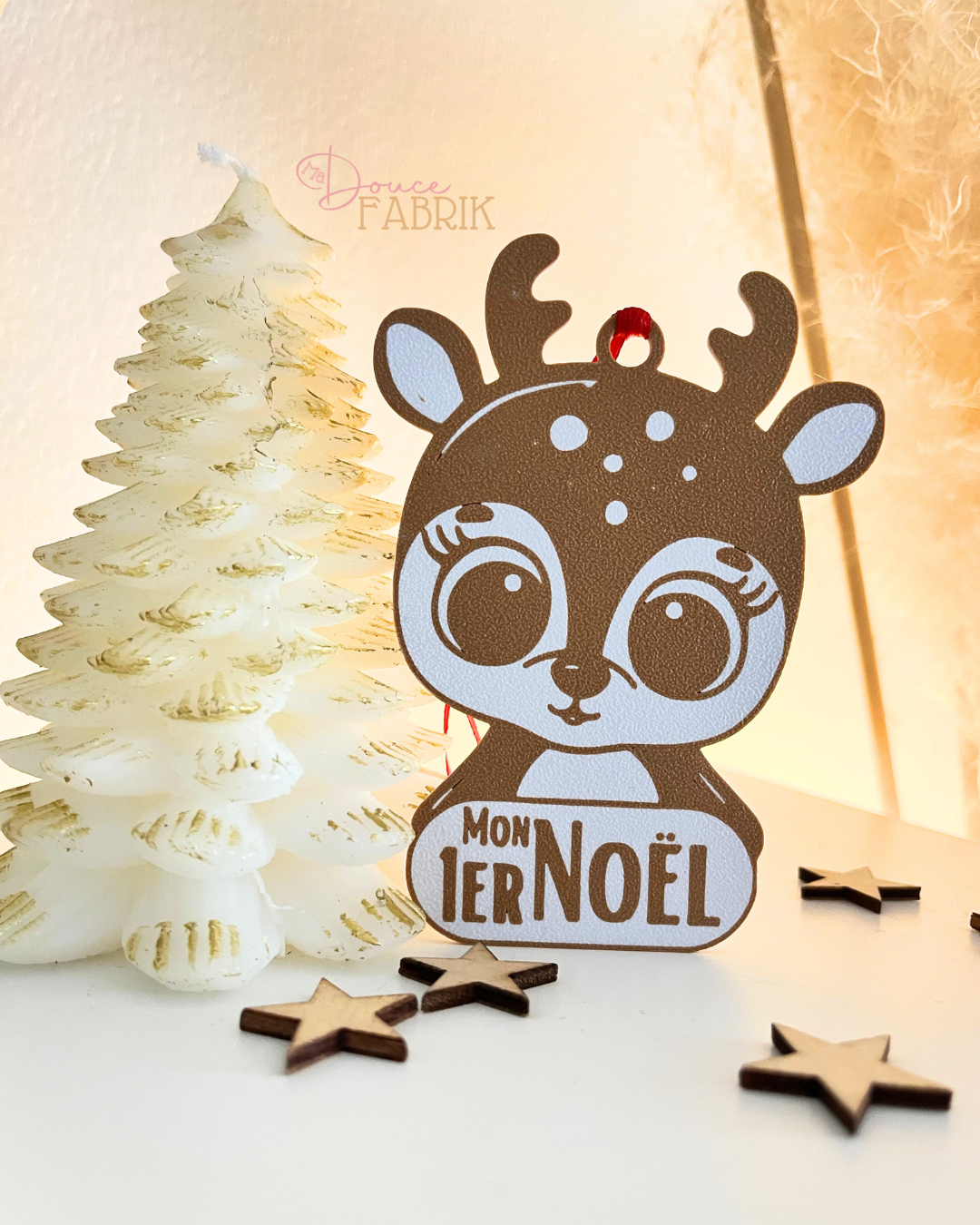 Suspension bébé renne mon 1er Noël