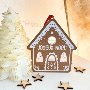 Suspension "maison de Noël"