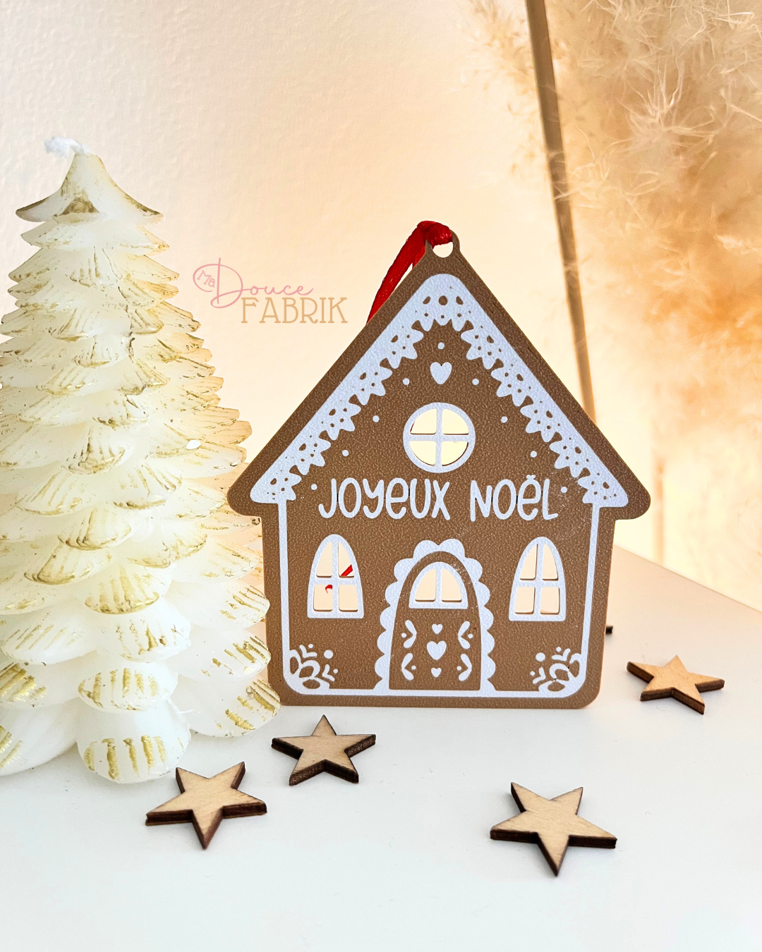 Suspension "maison de Noël"