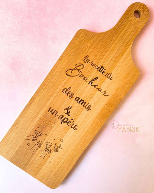 Planche Apéro Personnalisée en Bambou - L'Idée Cadeau Originale – Image 2