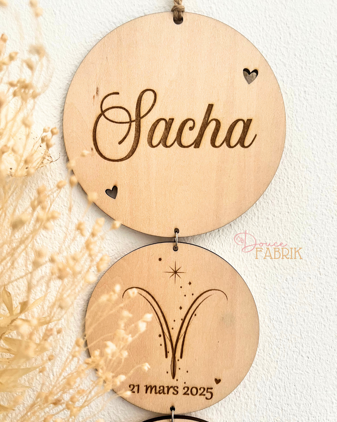 Suspension bois "Mon Histoire Céleste" – Image 3