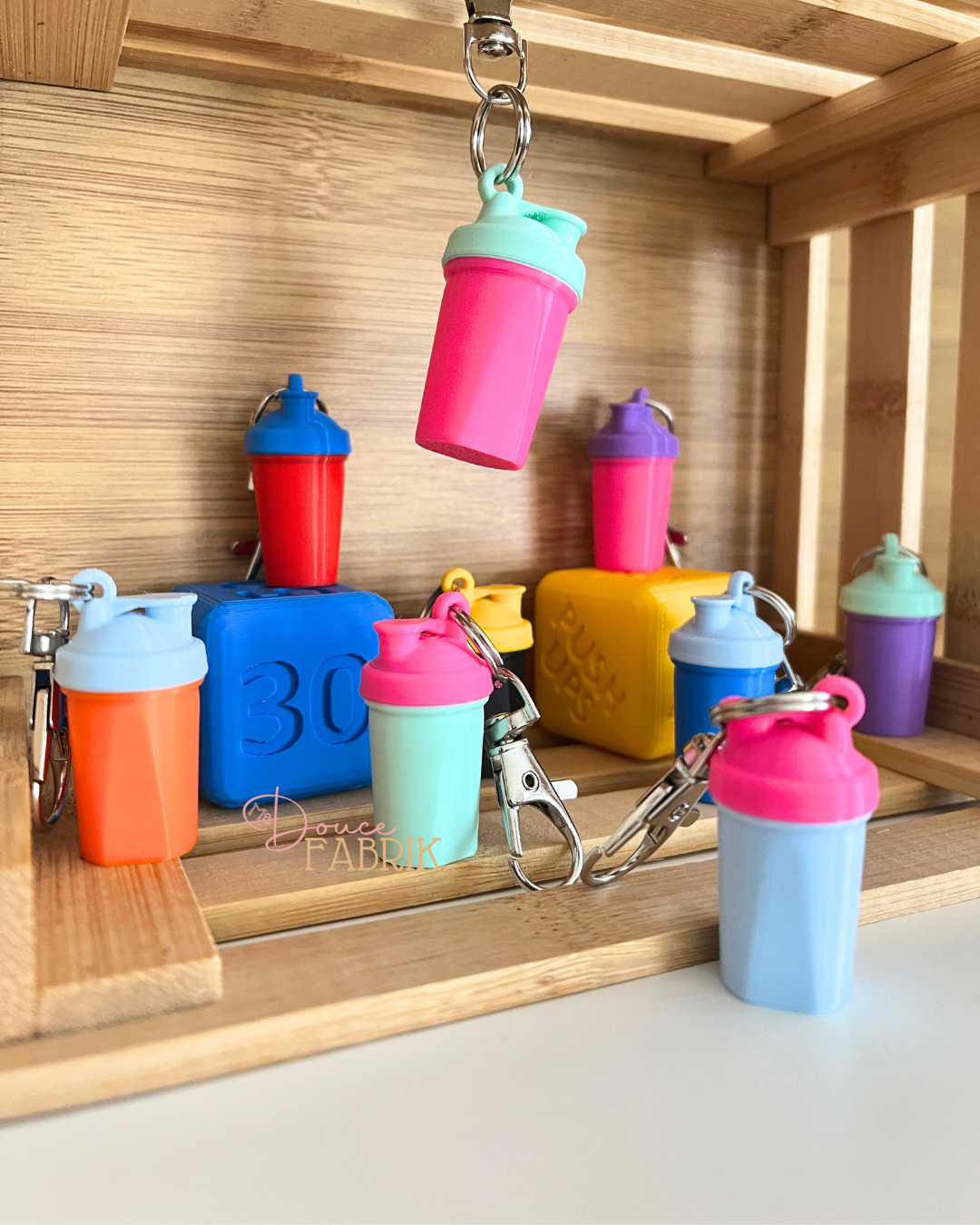 Porte-clés Shaker de protéines