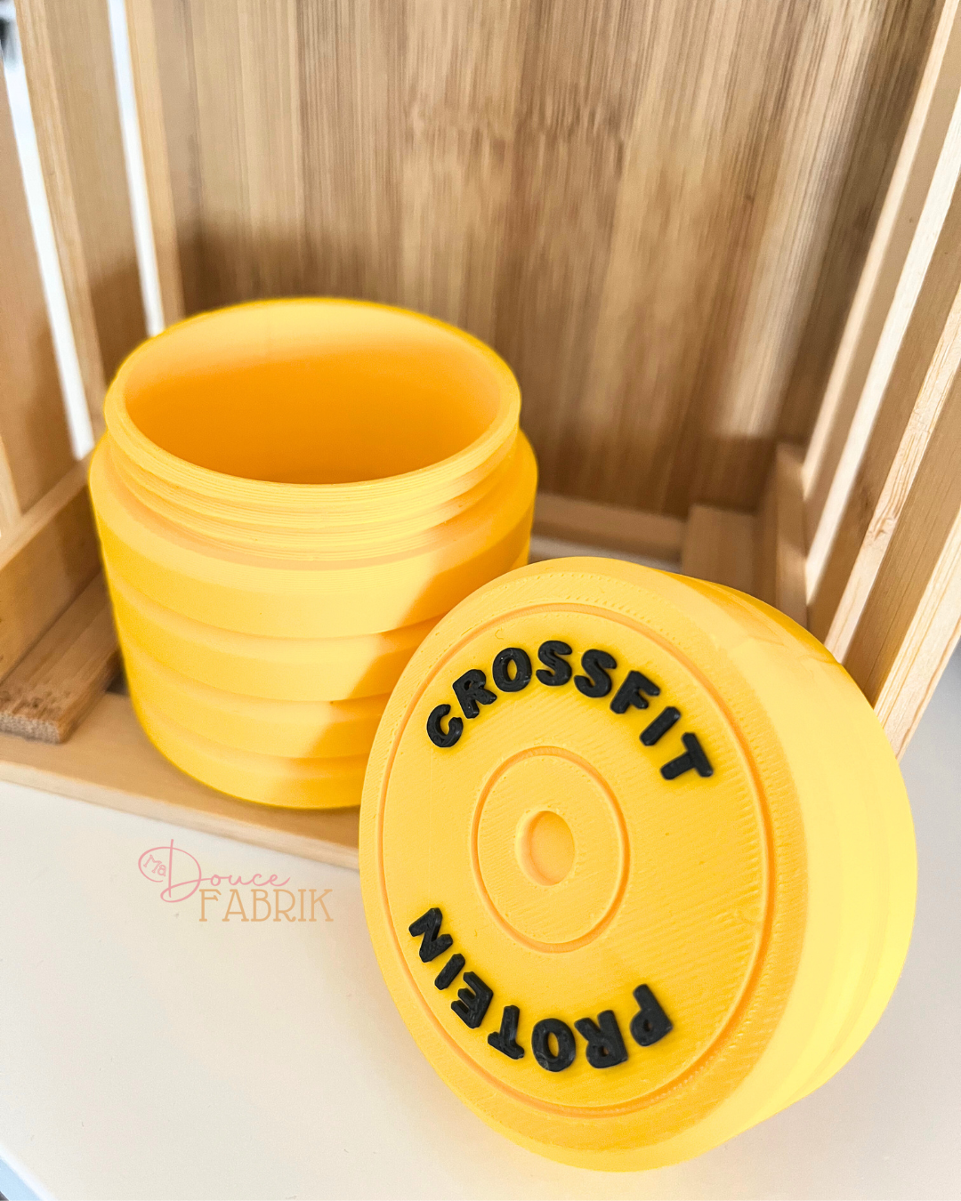 Boîte de rangement "CrossFit Protéine"