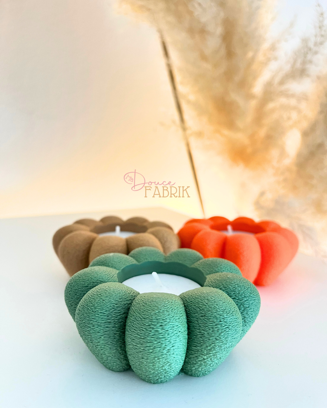 Bougeoirs Citrouilles Sculptées – Image 4