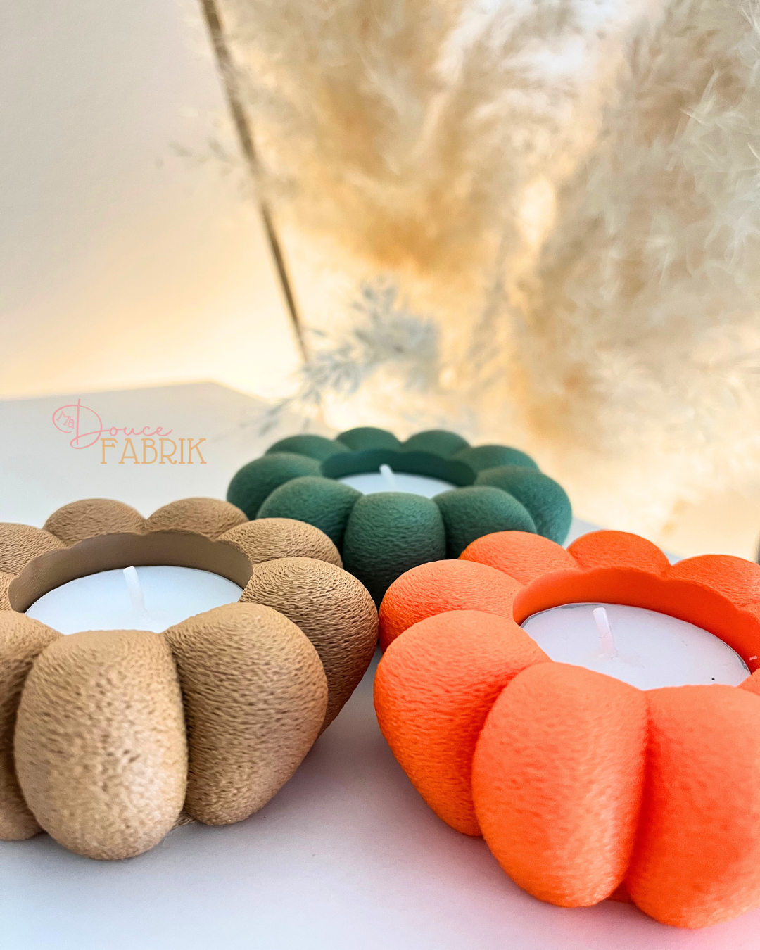 Bougeoirs Citrouilles Sculptées – Image 2