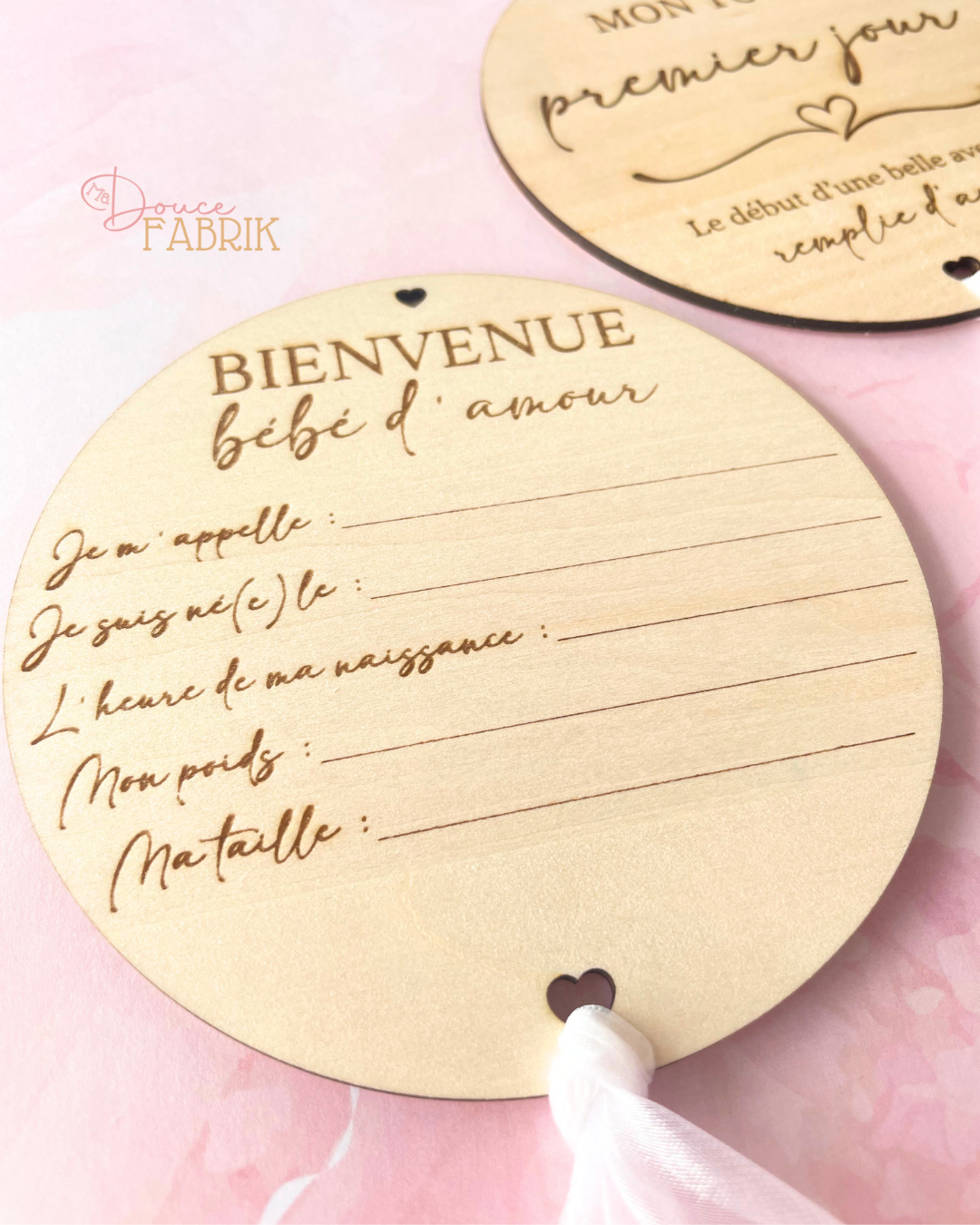 Cercle de Naissance Réversible en Bois – Image 3