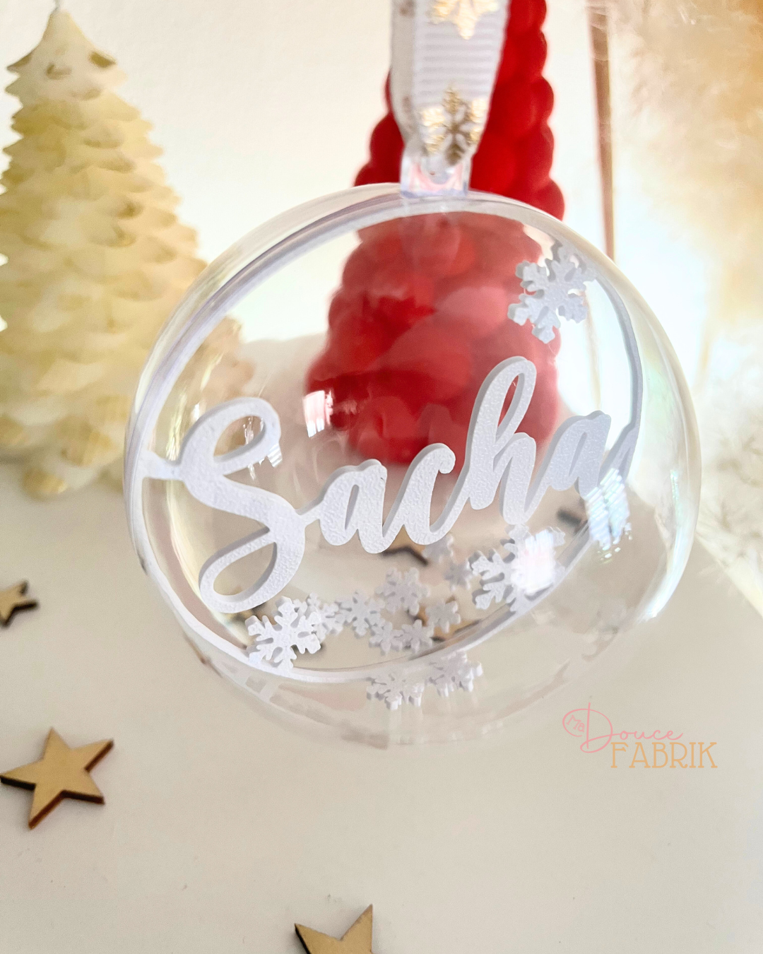 Boule Neigeuse et Prénom 3D – Image 3