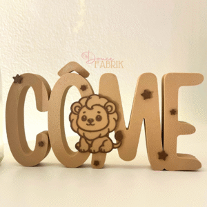 Prénom 3D Personnalisé avec Votre Thème