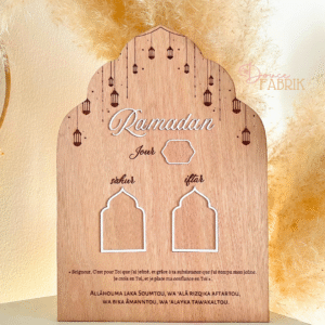 Calendrier de Ramadan en Bois