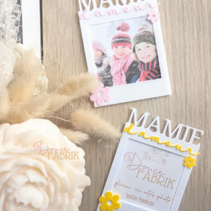 Magnet Photo Personnalisé "Mamie d'Amour"