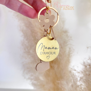 Porte-clés Chic Multi-Breloques "Maman"