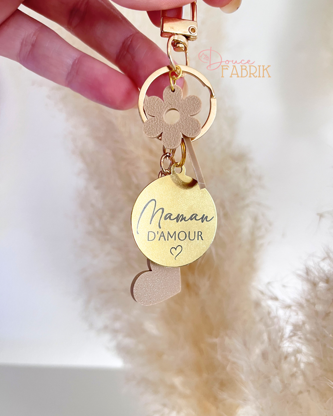 Porte-clés Chic Multi-Breloques "Maman"