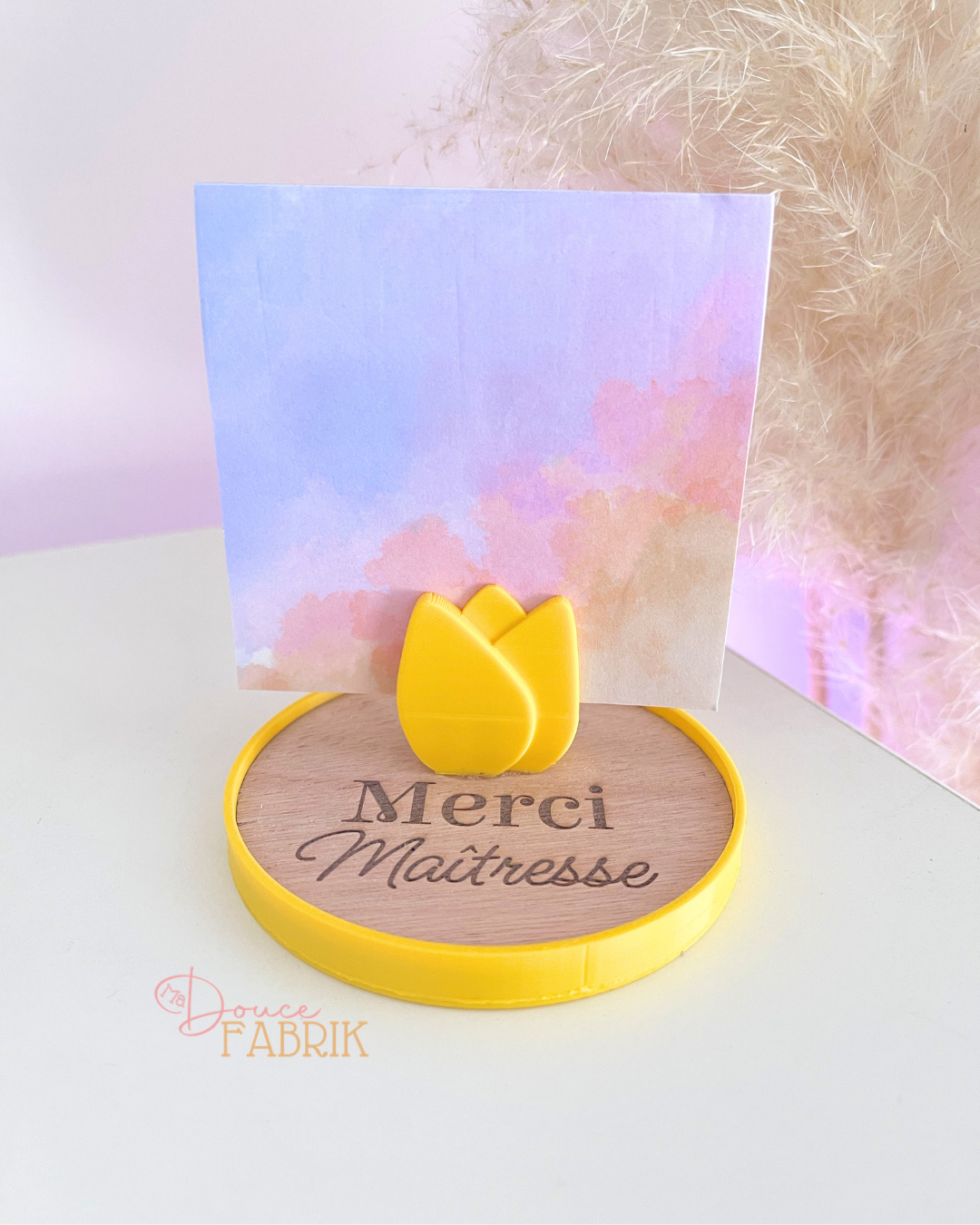 Porte-Mémo "Douceur Florale" – Cadeau Maîtresse Personnalisé – Image 5