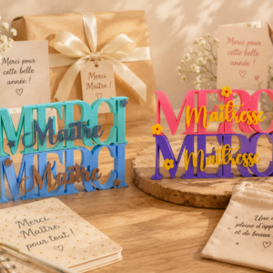 Merci Maître / Maîtresse" – Le cadeau de fin d'année idéal