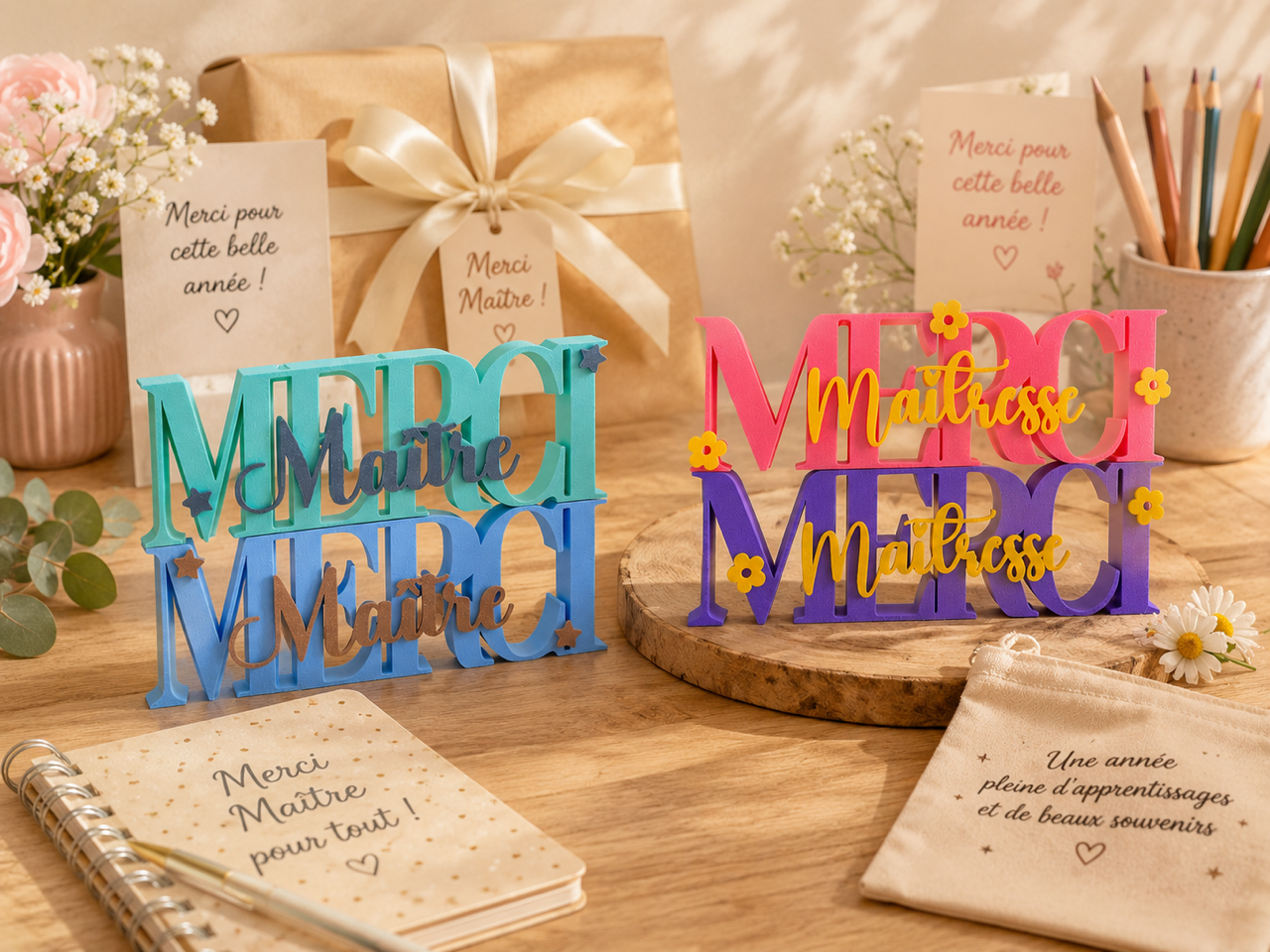 Merci Maître / Maîtresse" – Le cadeau de fin d'année idéal